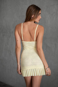 Butter Yellow Mini Dress