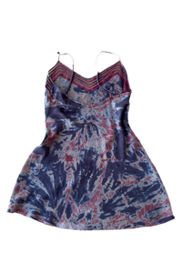 Hand Dyed Recycled Silk Dress 001