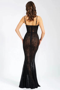 Ulani Burnout Velvet Dress