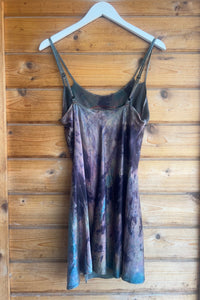 Hand Dyed Recycled Silk Dress 004