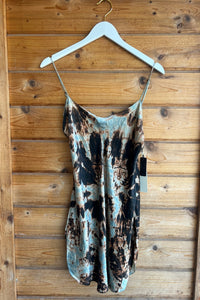 Hand Dyed Recycled Silk Dress 003