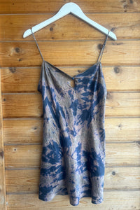 Hand Dyed Recycled Silk Dress 005