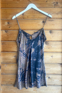 Hand Dyed Recycled Silk Dress 005