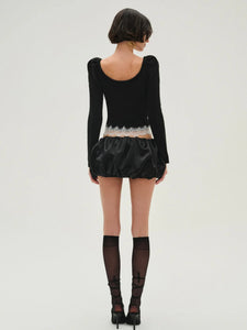 Lena Bubble Hem Skirt