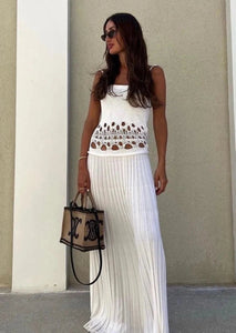 Christopher Esber Crochet Knit Maxi