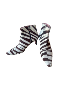 Escada Giraffe Print Booties