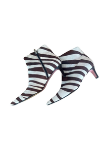 Escada Giraffe Print Booties
