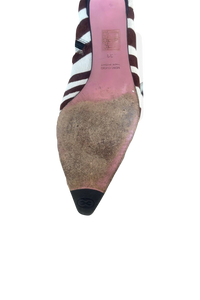 Escada Giraffe Print Booties
